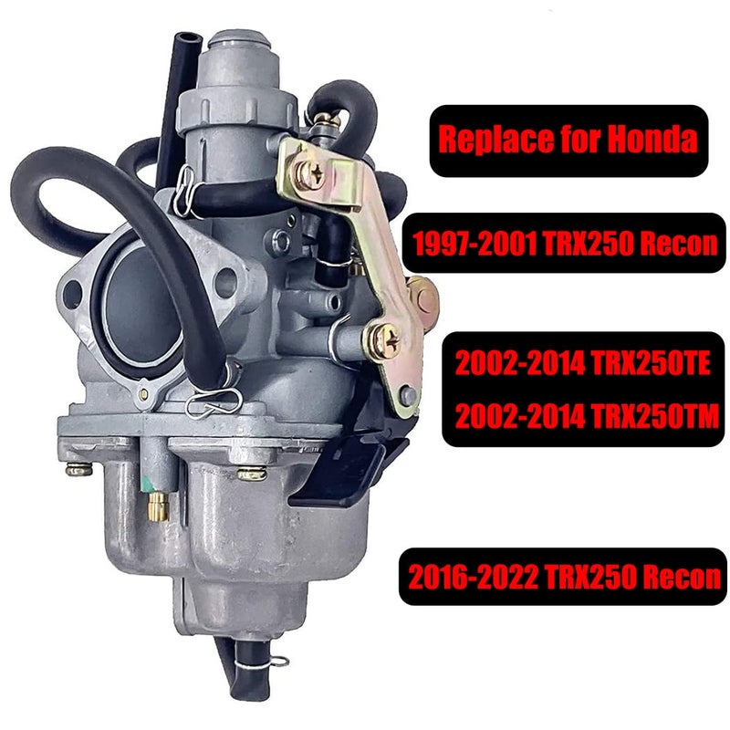 Aniro Moto Carburetor Replace for Honda TRX 250 TRX250 Recon TRX250TE TRX250TM ATV Carb - Image 3